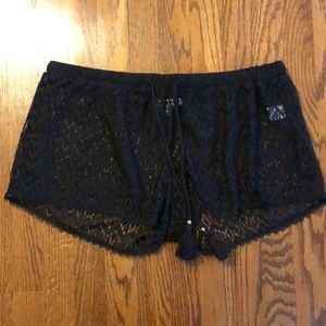 Miken Swim Lace shorts swimsuit cover up